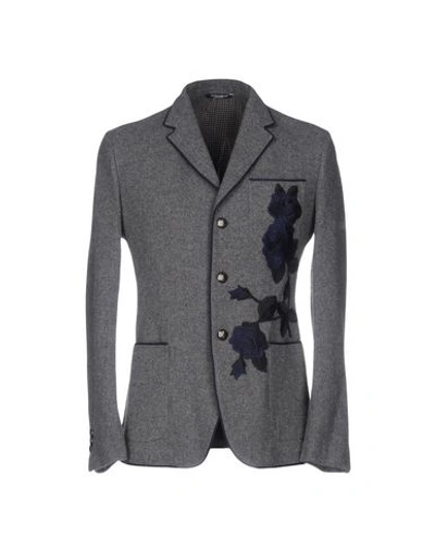 Dolce & Gabbana Suit Jackets In Grey