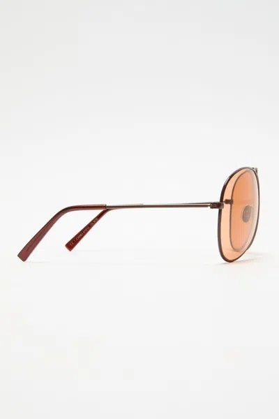 Acne Studios Pilot-frame Sunglasses In Orange