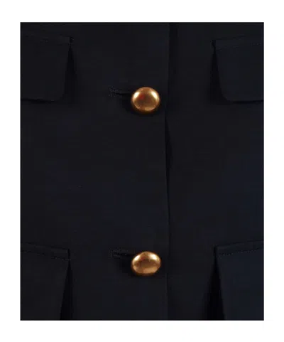 P.a.r.o.s.h Button-embellishment Jacket In Black