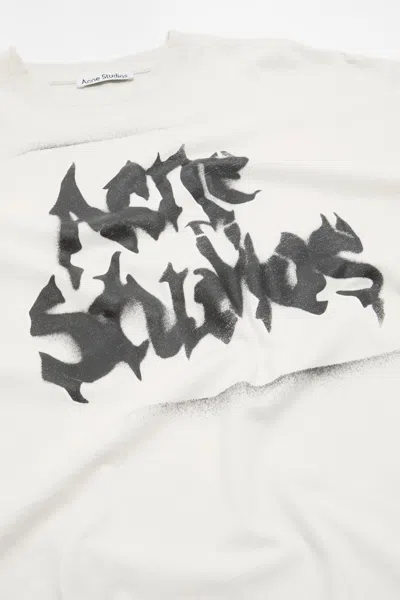 Acne Studios Long-sleeved T-shirt In White