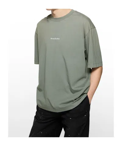 Acne Studios Short-sleeved T-shirt In Gray