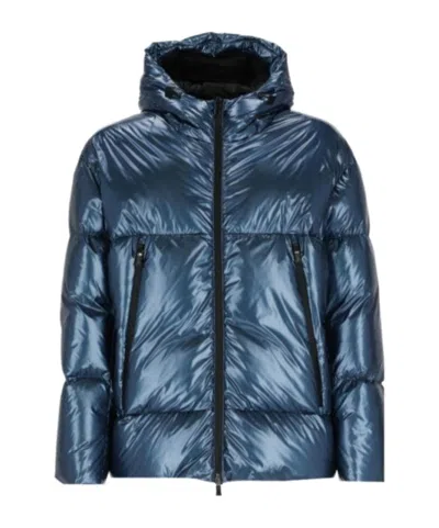 Herno Laminar Down Jacket Men In Blue