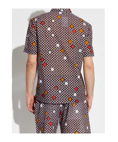 Mm6 Maison Margiela Polo Shirt In Brown