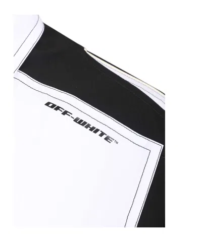 Off-white Race Logo Panel Shirt In Multi
