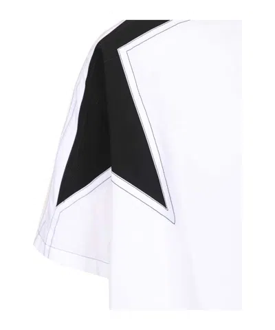 Off-white Race Logo Panel Shirt In Multi