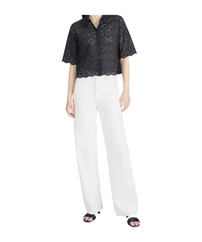 Frame The Bow Jeans In White