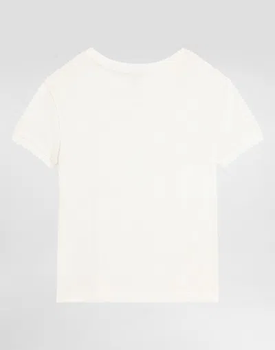 Dolce & Gabbana Cotton Embellished T-shirt In White