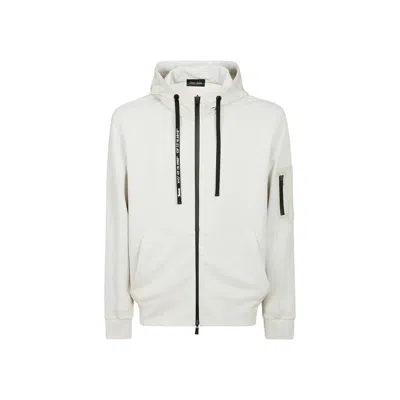 Herno Gray Cotton Sweatshirt In Multi