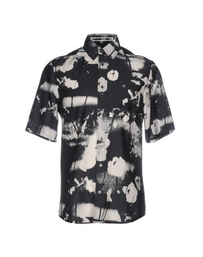 Mcq By Alexander Mcqueen Patterned Shirt In Black
