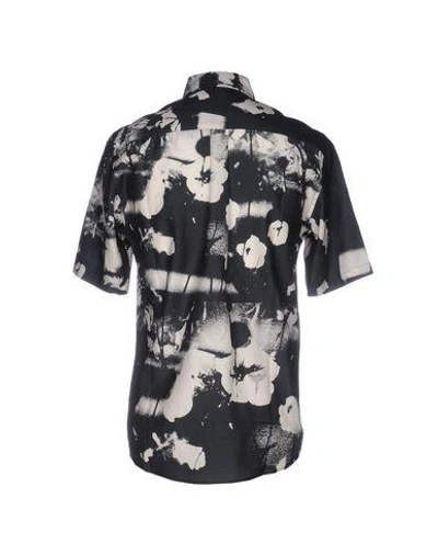 Shop Mcq By Alexander Mcqueen Patterned Shirt In Black