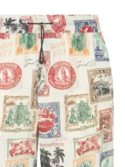 Billionaire Printed Shorts In Multi