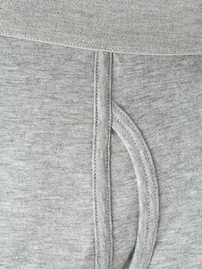 Shop Comme Des Garçons Shirt Plain Trunks In Grey