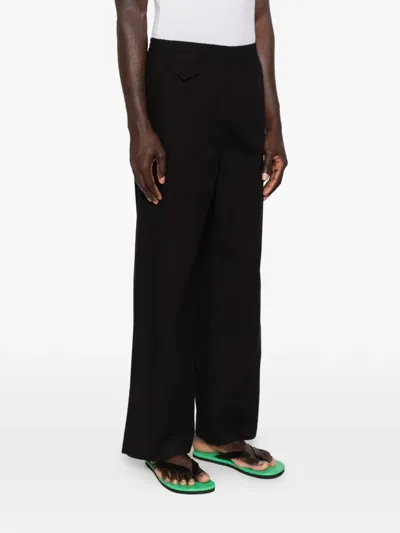 A.p.c. Elasticated-waist Trousers In Black