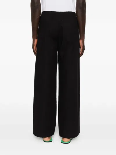 A.p.c. Elasticated-waist Trousers In Black