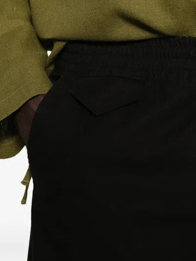 A.p.c. Elasticated-waist Trousers In Black
