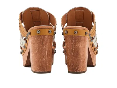 Dingo Chateau Platform Wedge Sandal In Multi