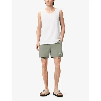 Allsaints Odyssey Swimshort In Green
