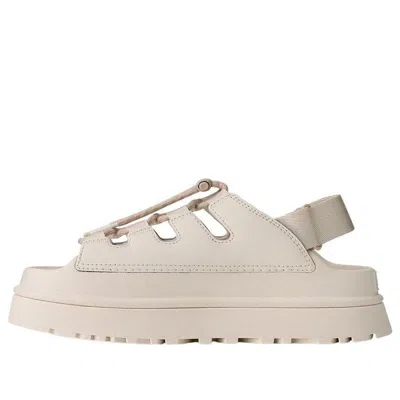 Ugg Goldenglow Toggle Platform Sandals In White