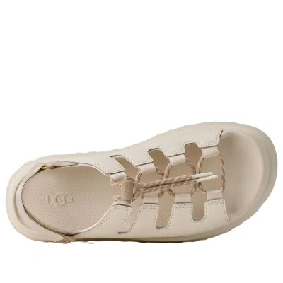 Ugg Goldenglow Toggle Platform Sandals In White