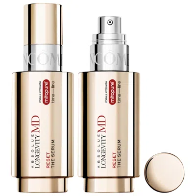 Lancôme Absolue Longevity Md Reset Face Serum For Mature Skin Duo In Transparent