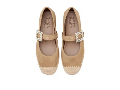 Naturalizer Java Mary Jane Espadrille Flat In Brown