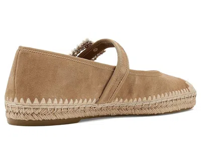 Naturalizer Java Mary Jane Espadrille Flat In Brown