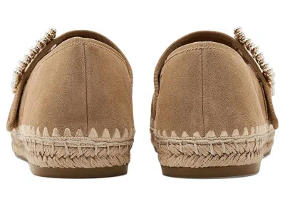Naturalizer Java Mary Jane Espadrille Flat In Brown