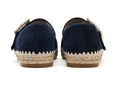 Naturalizer Java Mary Jane Espadrille Flat In Blue