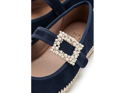 Naturalizer Java Mary Jane Espadrille Flat In Blue