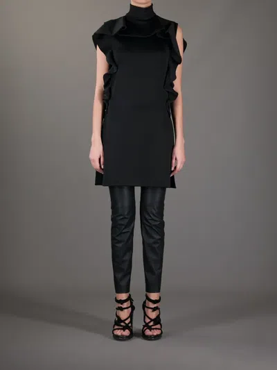 Givenchy Ruffe Tunic Cress In Black