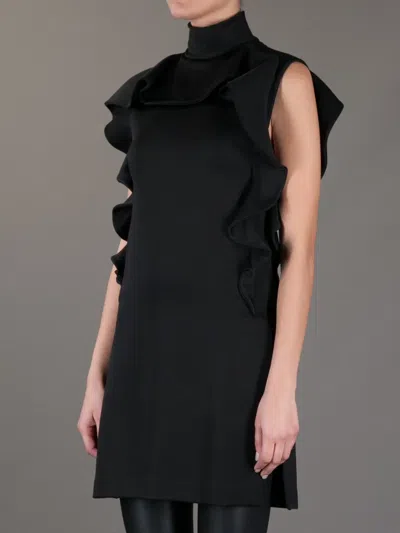 Givenchy Ruffe Tunic Cress In Black