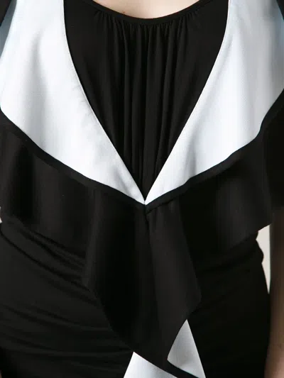 Givenchy Ruffle Front Dress In Black