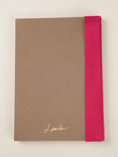 Lanvin Love Notebook In Brown
