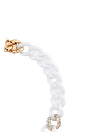 Shay Medium Diamond Cable-link Bracelet In Multi