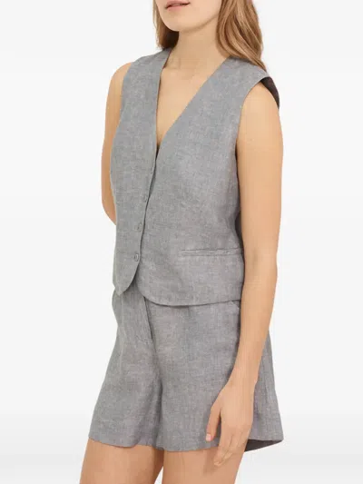 Eres Créatif Vest In Gray