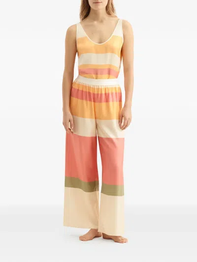 Eres Sorbets Striped Top In Multi