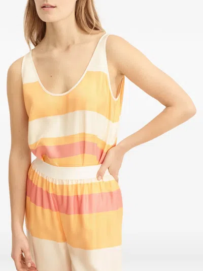 Eres Sorbets Striped Top In Multi