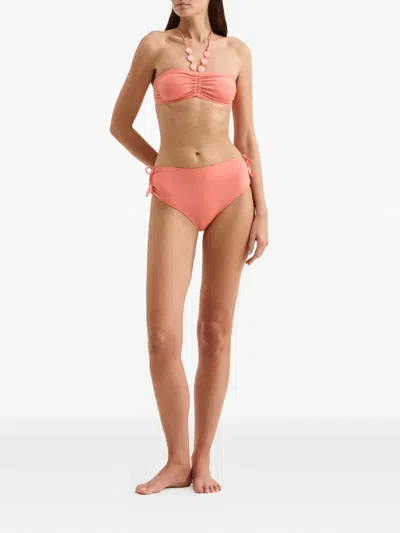 Eres Beaded Halter Bikini Top In Pink