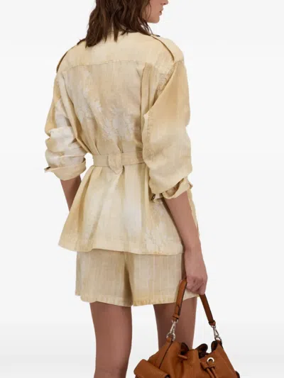 Ermanno Firenze Sahariana Jacket In Neutral