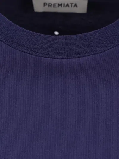 Premiata Logo-print T-shirt In Blue