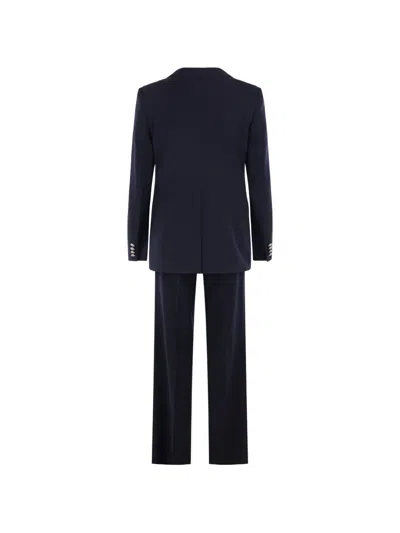 Tagliatore Single-breasted Suit In Blue