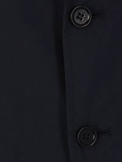 Aspesi Single-breasted Suit Jacket In Blue