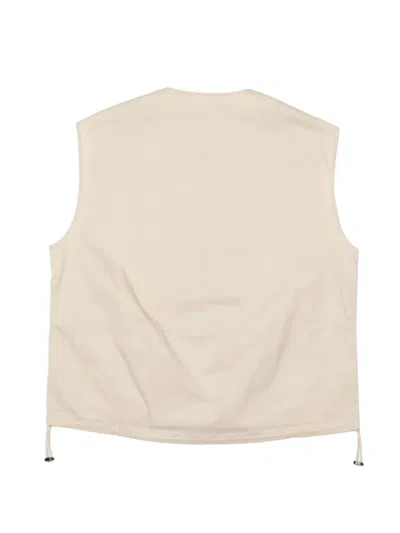 Arcs Raye Vest In Neutral