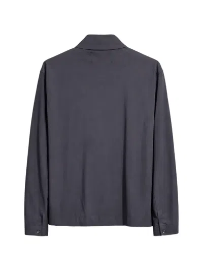 Les Héritiers Work Tech Zip-up Jacket In Gray