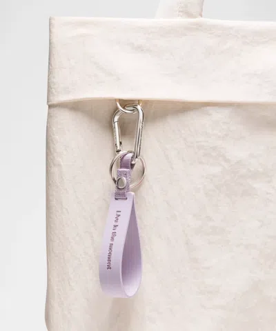 Lululemon Silicone Keychain