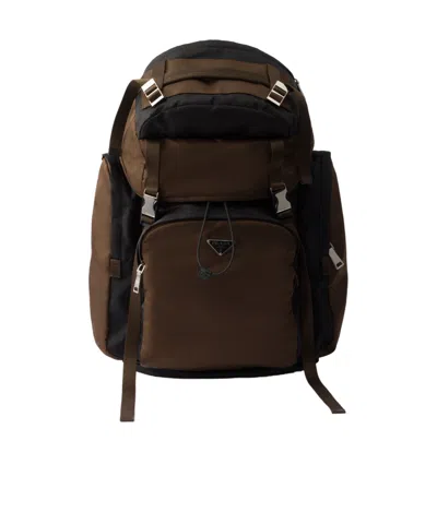 Prada Re-nylon Backpack In Neutral