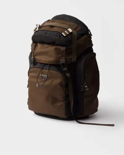 Prada Re-nylon Backpack In Neutral