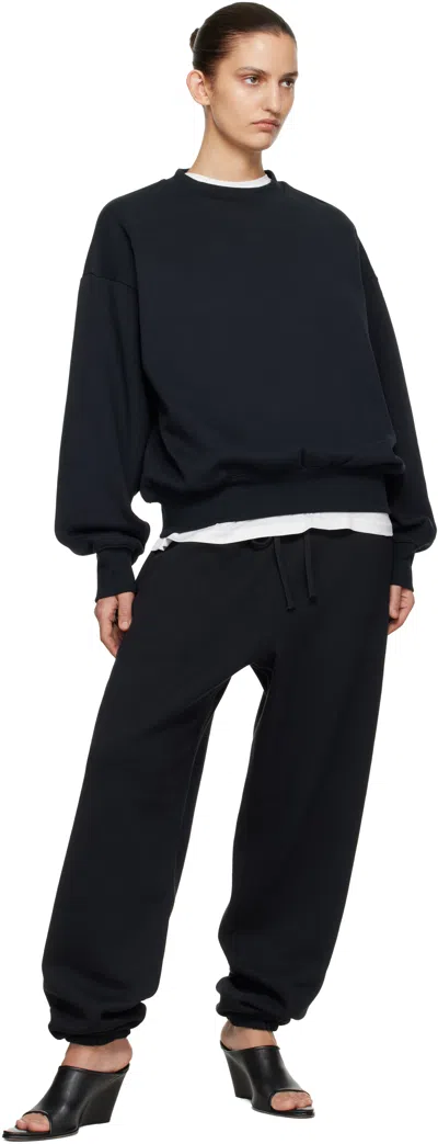 Essentials Black Classic Sweatpants In Black