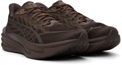 Puma Espresso Brown Deviate Nitro Sneakers In Brown