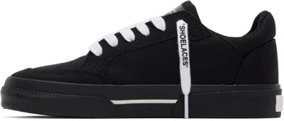 Off-white Vulcanized Low Sneakers In Black